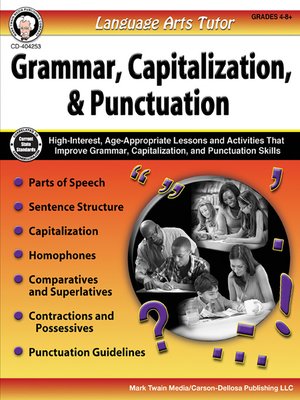 cover image of Language Arts Tutor: Grammar, Capitalization, and Punctuation, Grades 4--8